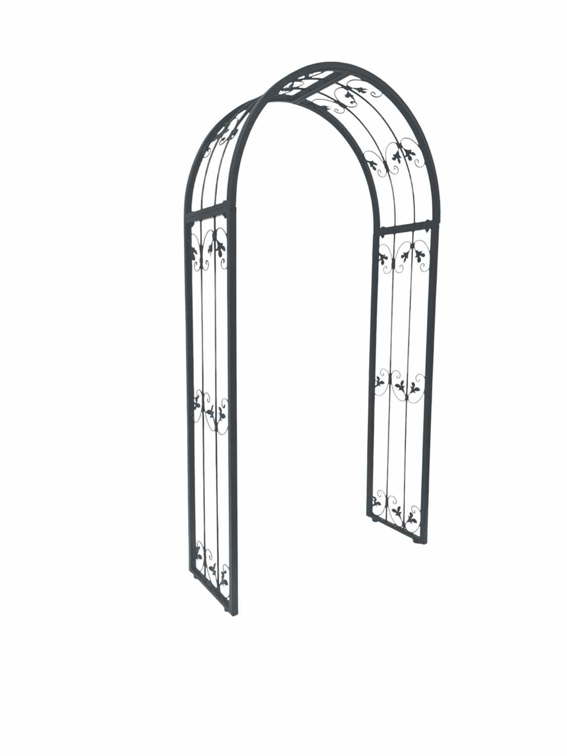 Sehr STABIL solider Rundbogen Rosenbogen Monaco-RB 120/220 Verzinkt Schwarz Sehr STABIL solider Rundbogen Rosenbogen Monaco-RB 120/220 Verzinkt Schwarz