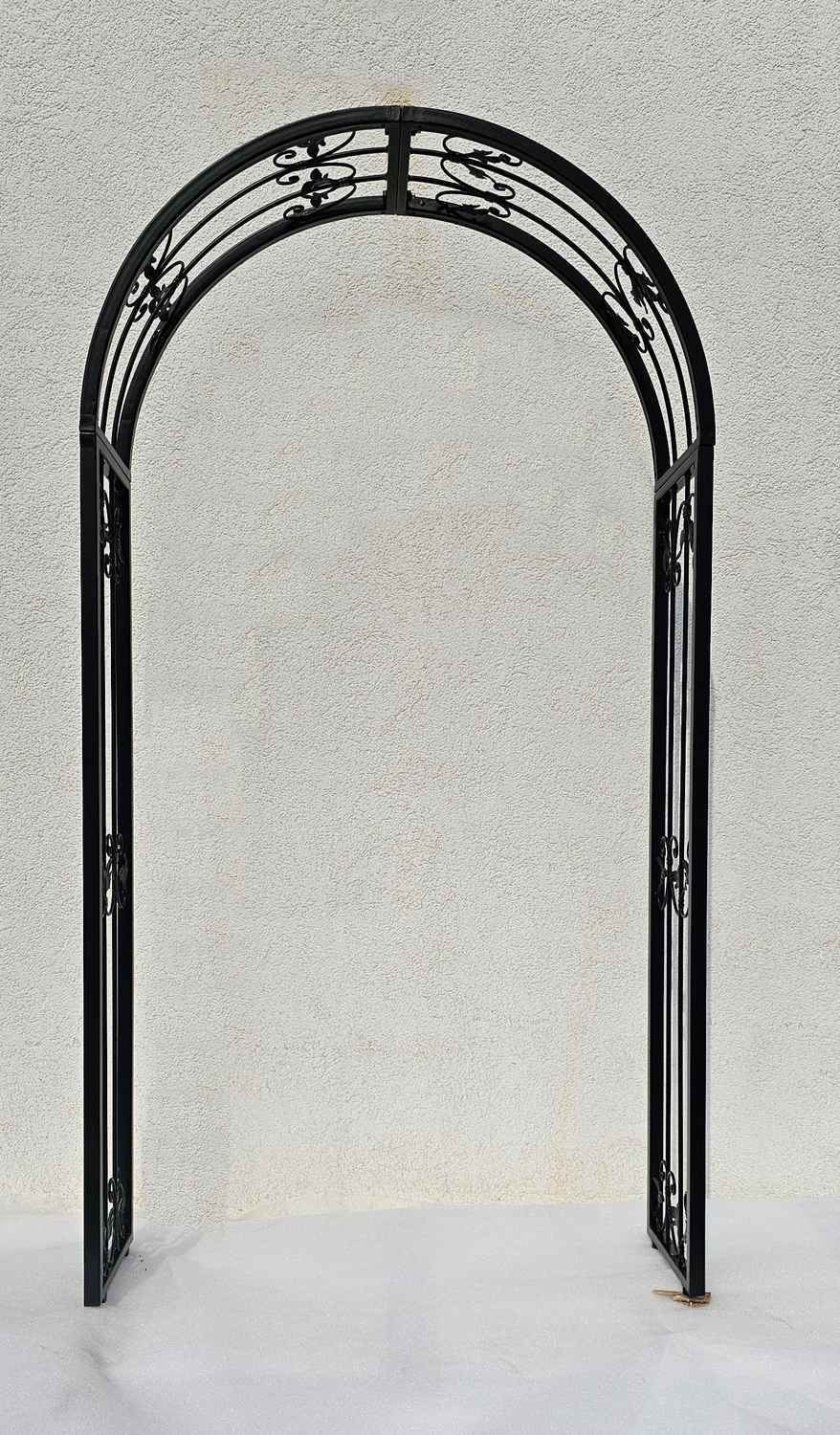 Sehr STABIL solider Rundbogen Rosenbogen Monaco-RB 120/220 Verzinkt Schwarz Sehr STABIL solider Rundbogen Rosenbogen Monaco-RB 120/220 Verzinkt Schwarz