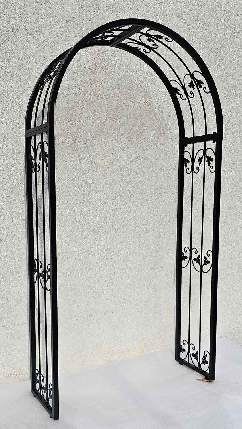 Sehr STABIL solider Rundbogen Rosenbogen Monaco-RB 120/220 Verzinkt Schwarz Sehr STABIL solider Rundbogen Rosenbogen Monaco-RB 120/220 Verzinkt Schwarz