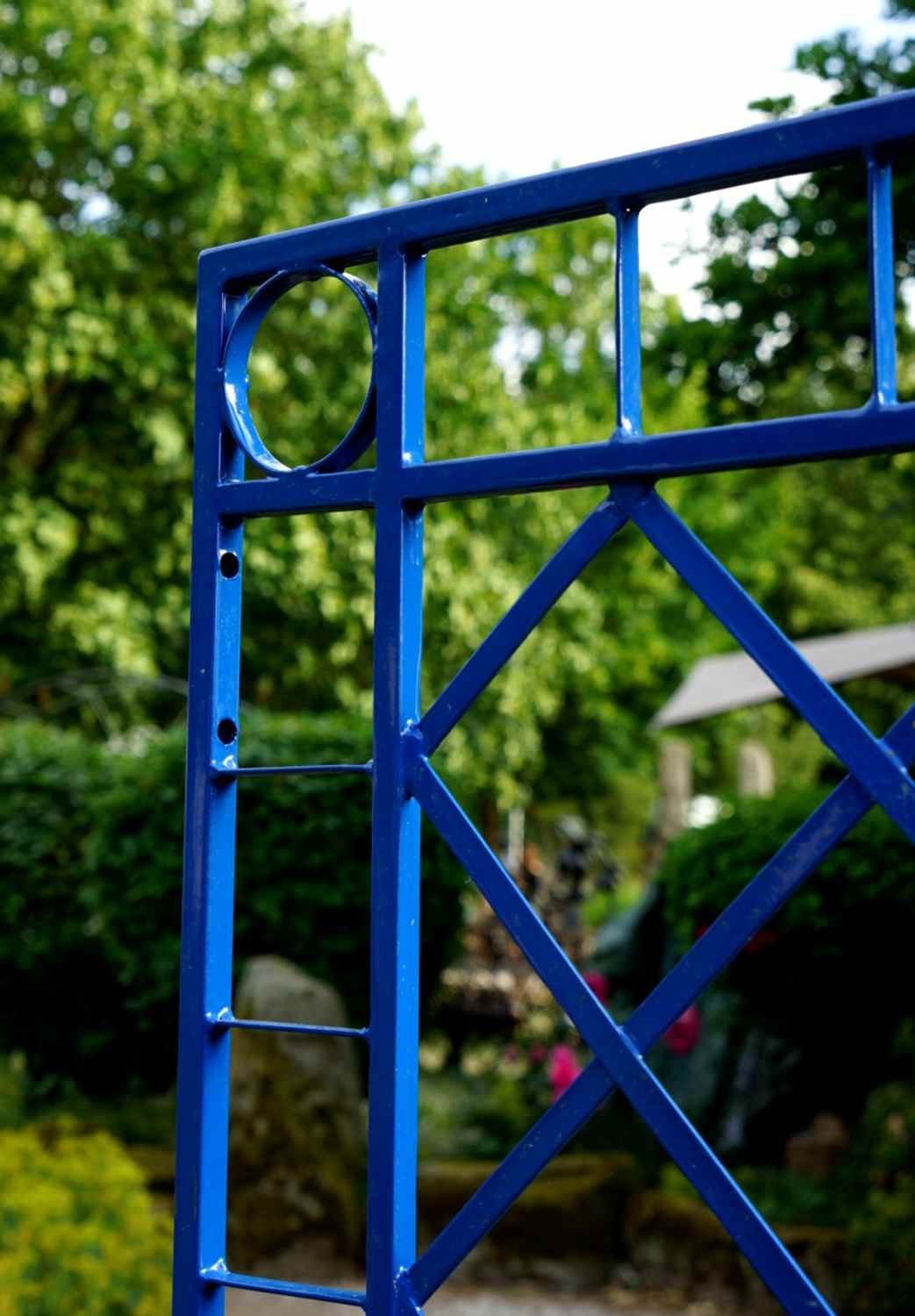 Metall Eisen Spalier Rankgitter Rankhilfe Wandgitter Meran 80 Verzinkt Blau Metall Eisen Spalier Rankgitter Rankhilfe Wandgitter Meran 80 Verzinkt Blau