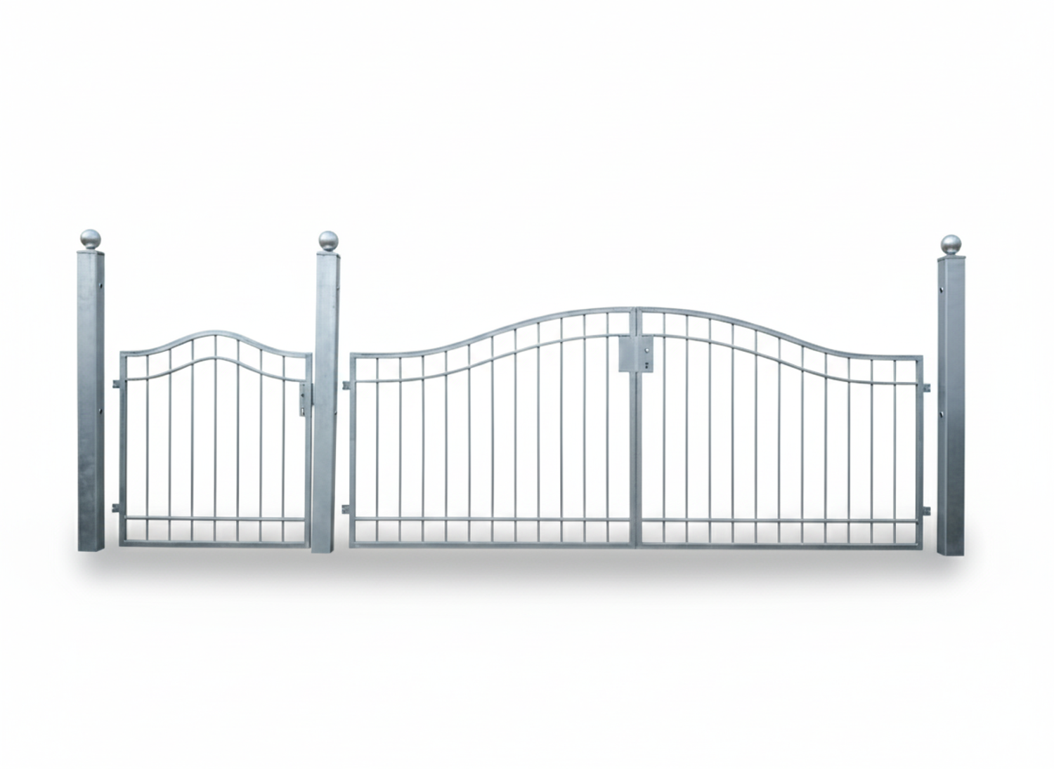 Gartentür Gartentor Tor Pforte Metall Boston-GRT400/100S Feuer Verzinkt P.-Set 100 Gartentür Gartentor Tor Pforte Metall Boston-GRT400/100S Feuer Verzinkt P.-Set 100