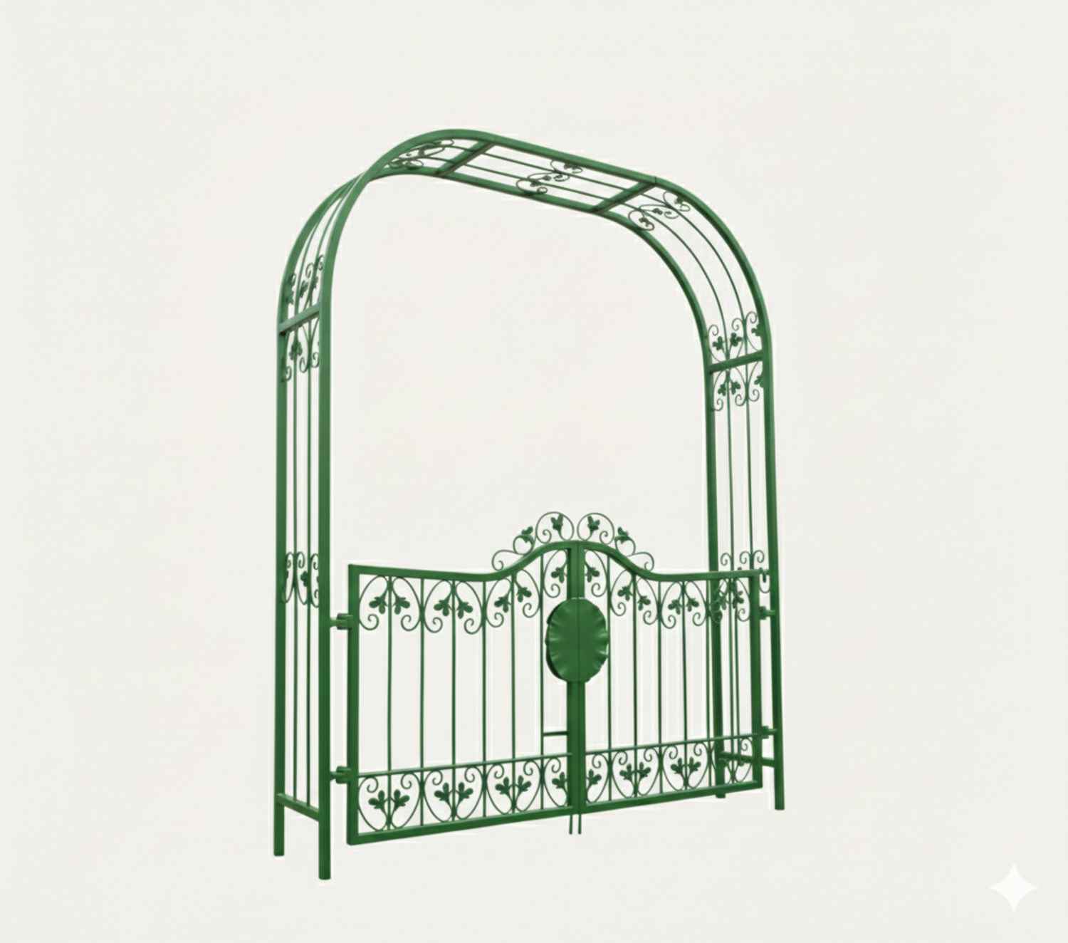 Tor Gartentür Pforte Rosenbogen mit Tür Monaco-RBGT-RBS 170/220 Schloss Schwarz Tor Gartentür Pforte Rosenbogen mit Tür Monaco-RBGT-RBS 170/220 Schloss Schwarz