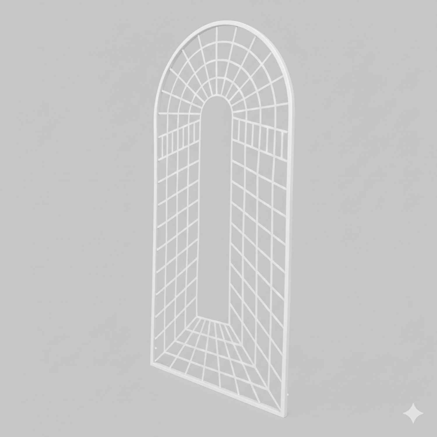 Metall Eisen Spalier Rankgitter Rankhilfe Wandgitter Portofino 100 200 FEUER Verzinkt Anthrazit Grau