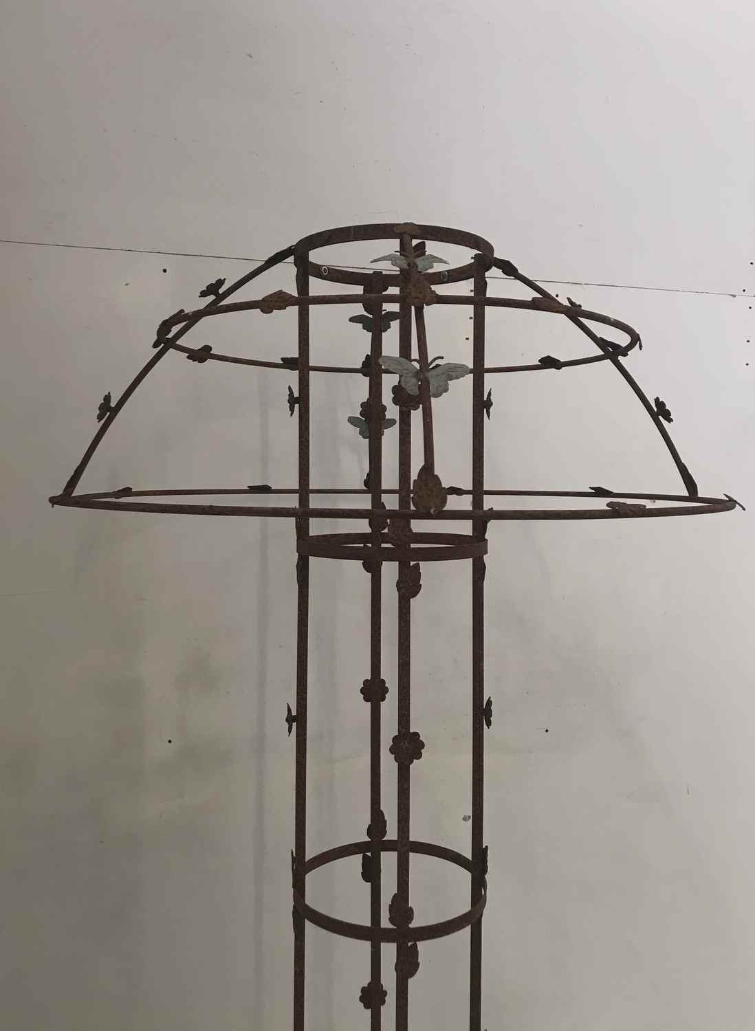 Rankstab Rankhilfe Rankgitter Obelisk Monet XXL ROST für Kletterrose Rankstab Rankhilfe Rankgitter Obelisk Monet XXL ROST für Kletterrose