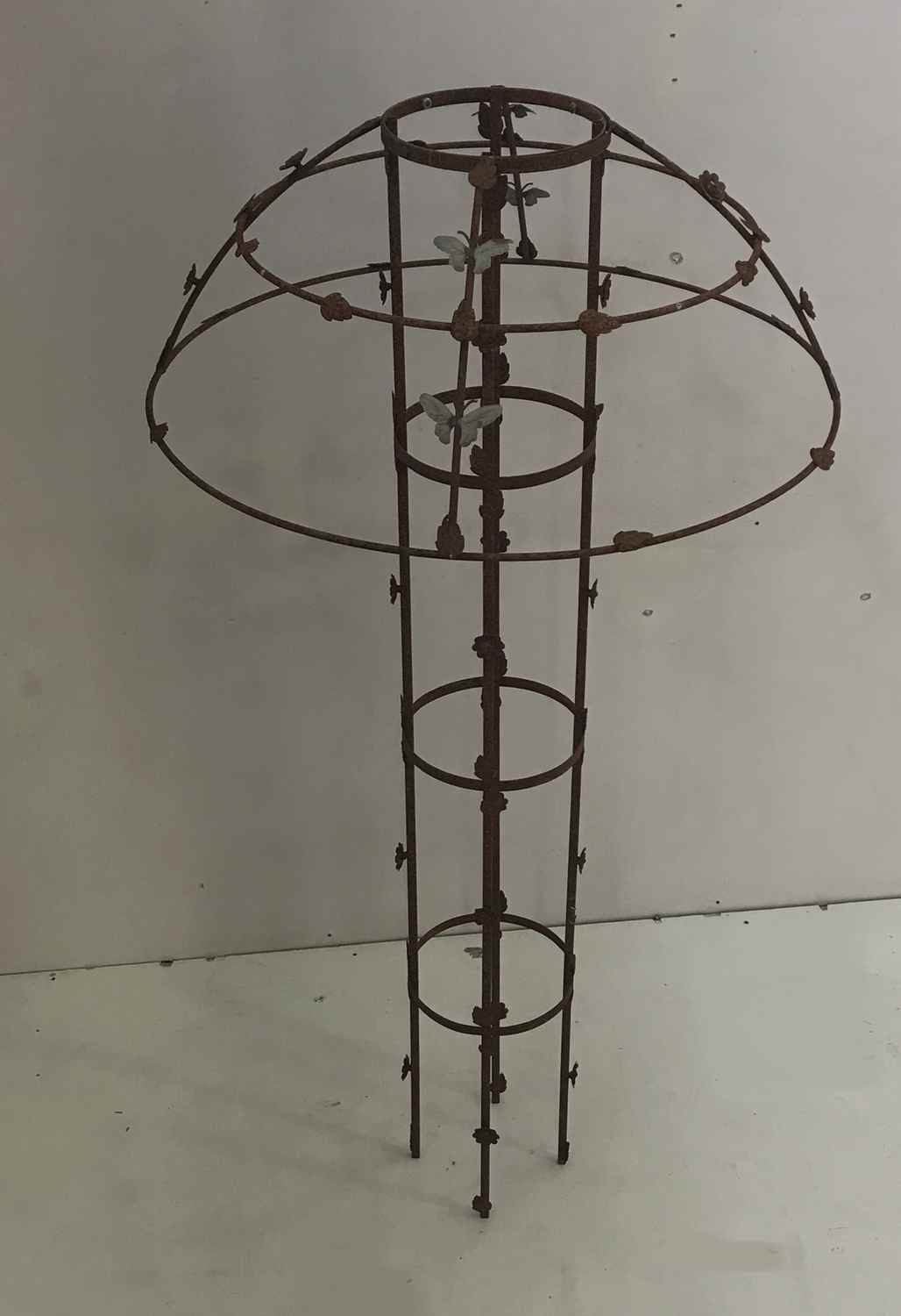 Rankstab Rankhilfe Rankgitter Obelisk Monet XXL ROST für Kletterrose Rankstab Rankhilfe Rankgitter Obelisk Monet XXL ROST für Kletterrose