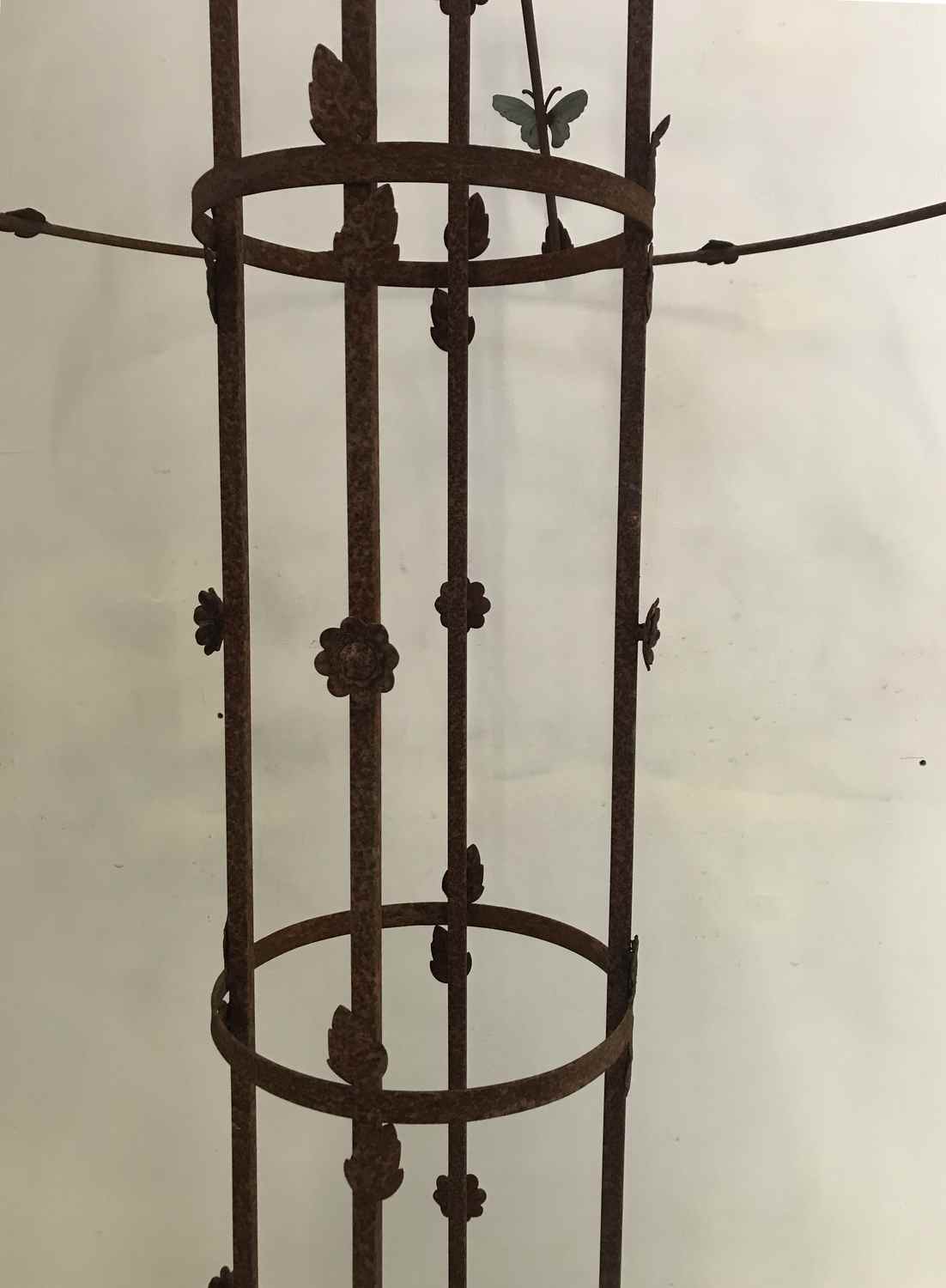 Rankstab Rankhilfe Rankgitter Obelisk Monet XXL ROST für Kletterrose Rankstab Rankhilfe Rankgitter Obelisk Monet XXL ROST für Kletterrose