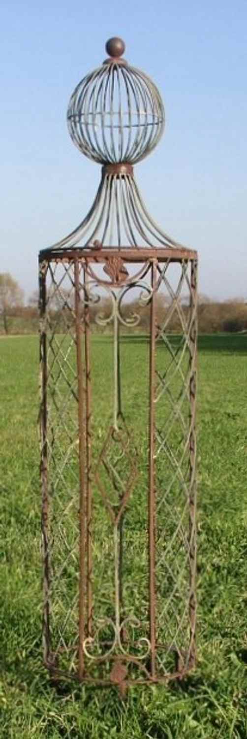 Rankstab Rankhilfe Rankgitter Rankgitter Garten Obelisk Wells XL ROST Clematis