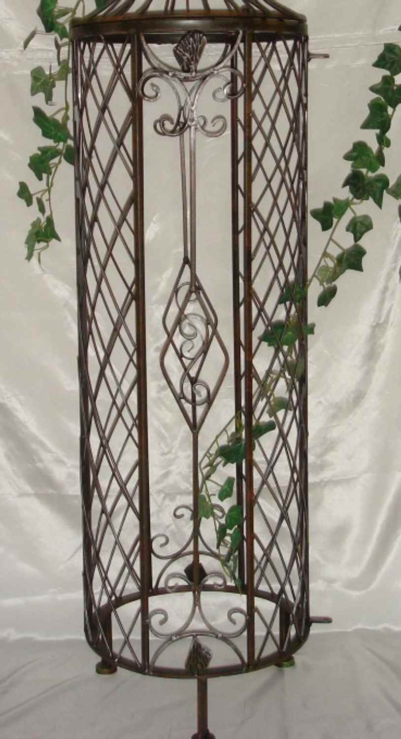 Rankstab Rankhilfe Rankgitter Rankgitter Garten Obelisk Wells XL ROST Clematis