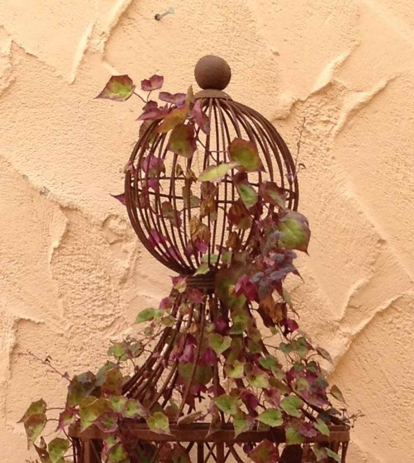 Rankstab Rankhilfe Rankgitter Rankgitter Garten Obelisk Wells XL ROST Clematis