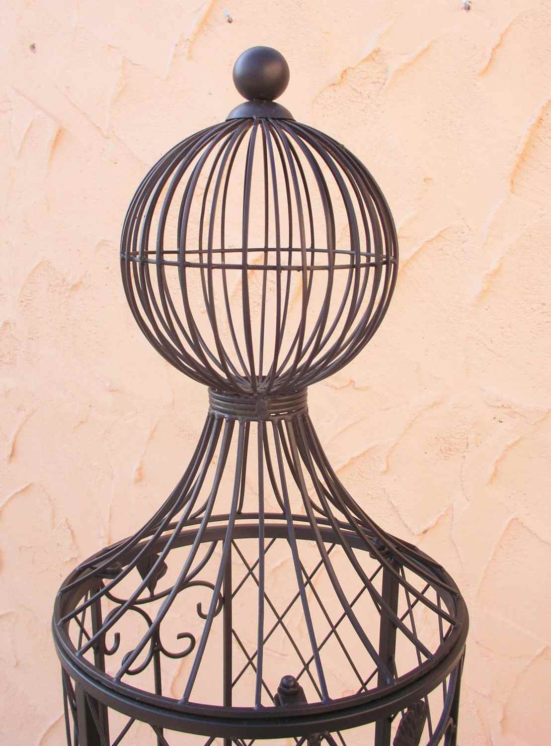 Rankstab Rankhilfe Rankgitter Obelisk Wells-XL 165 Schwarz für Clematis Rankstab Rankhilfe Rankgitter Obelisk Wells-XL 165 Schwarz für Clematis