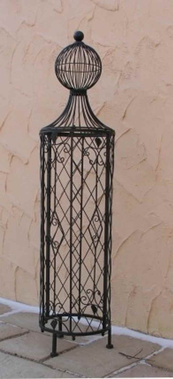 Rankstab Rankhilfe Pfosten Obelisk Wells 135cm Schwarz Rankstab Rankhilfe Pfosten Obelisk Wells 135cm Schwarz