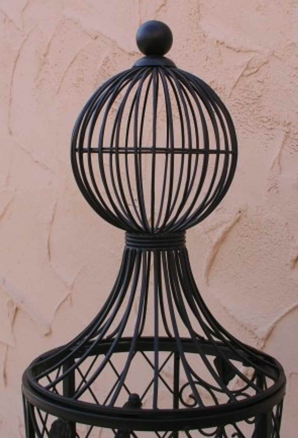 Rankstab Rankhilfe Pfosten Obelisk Wells 135cm Schwarz Rankstab Rankhilfe Pfosten Obelisk Wells 135cm Schwarz