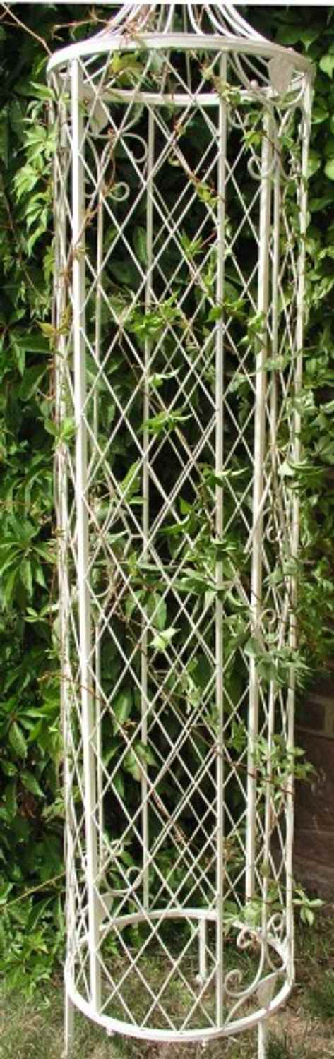 Rankstab Rankhilfe Rankgitter Obelisk Wells XXL 225cm Weiß für Kletterrose Rankstab Rankhilfe Rankgitter Obelisk Wells XXL 225cm Weiß für Kletterrose