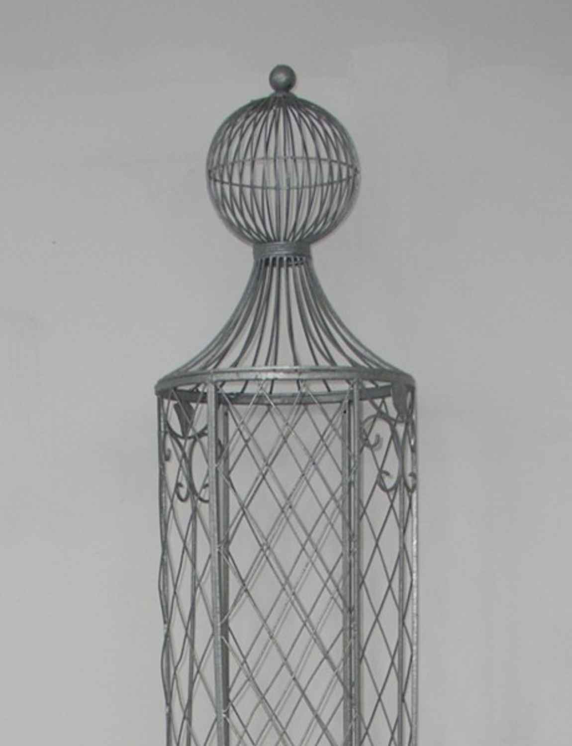 Garten Rankstab Rankhilfe Pfosten Obelisk Wells XXL 225cm Feuer verzinkt Garten Rankstab Rankhilfe Pfosten Obelisk Wells XXL 225cm Feuer verzinkt