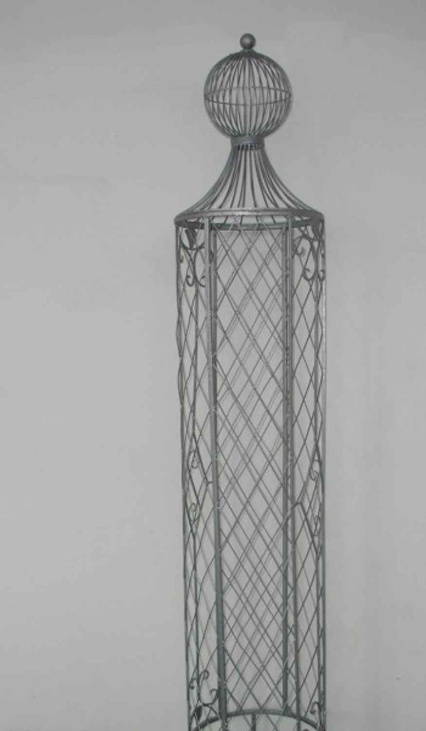 Garten Rankstab Rankhilfe Pfosten Obelisk Wells XXL 225cm Feuer verzinkt Garten Rankstab Rankhilfe Pfosten Obelisk Wells XXL 225cm Feuer verzinkt