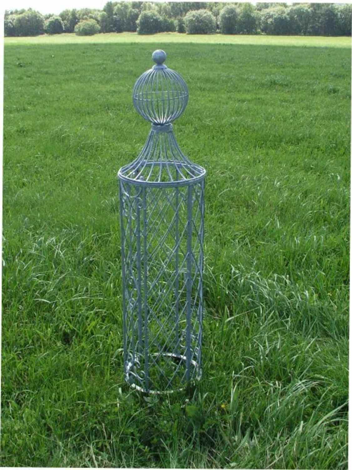 Rankstab Rankhilfe Rankgitter Rosengitter Rund Obelisk Wells XL Feuer Verzinkt