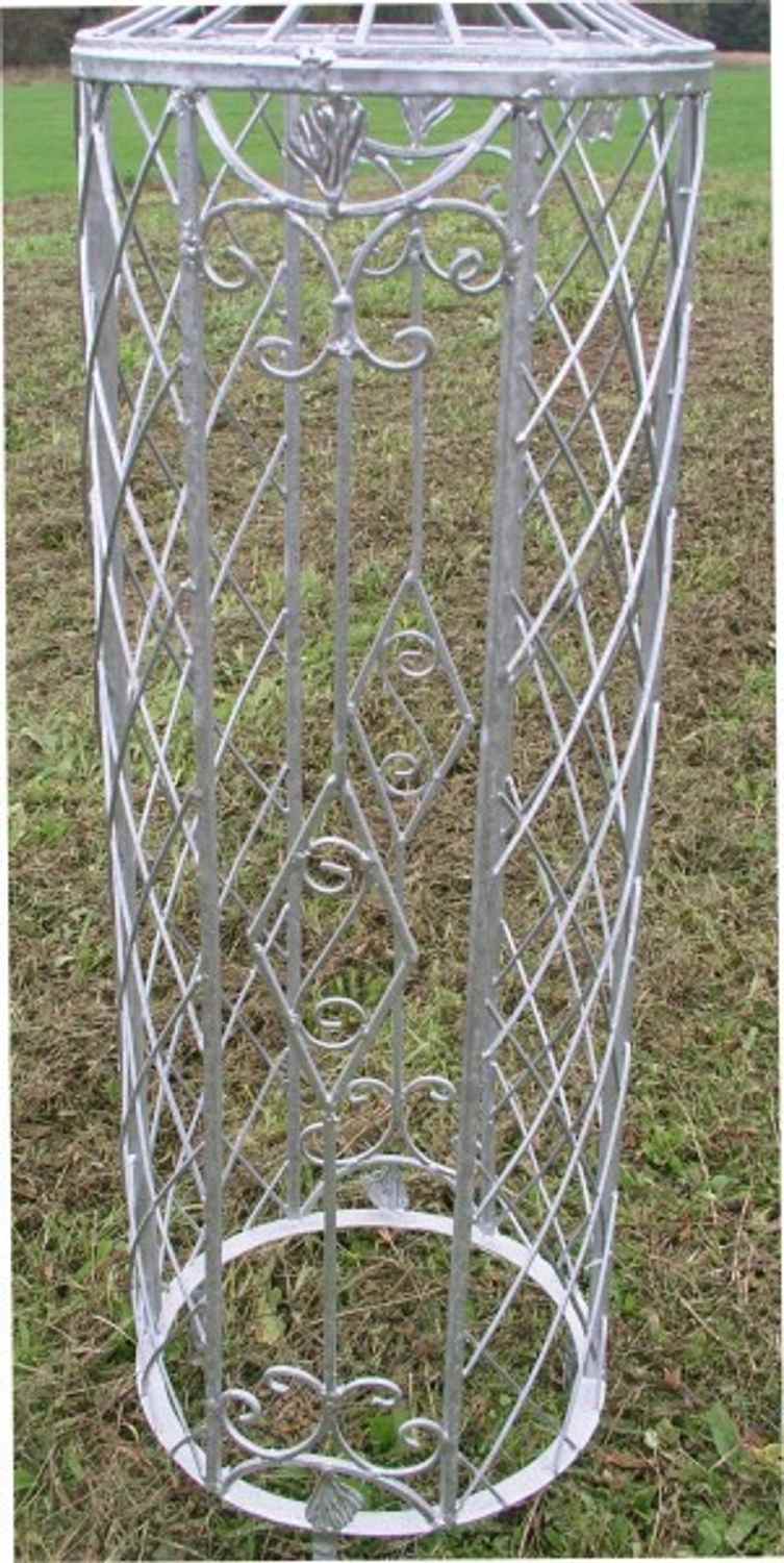 Rankstab Rankhilfe Rankgitter Rosengitter Rund Obelisk Wells XL Feuer Verzinkt