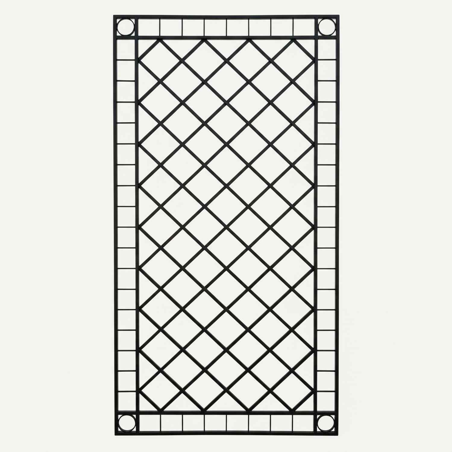 Metall Eisen Spalier Rankgitter Rankhilfe Wandgitter Meran 100 200 FEUER Verzinkt grau RAL 7016