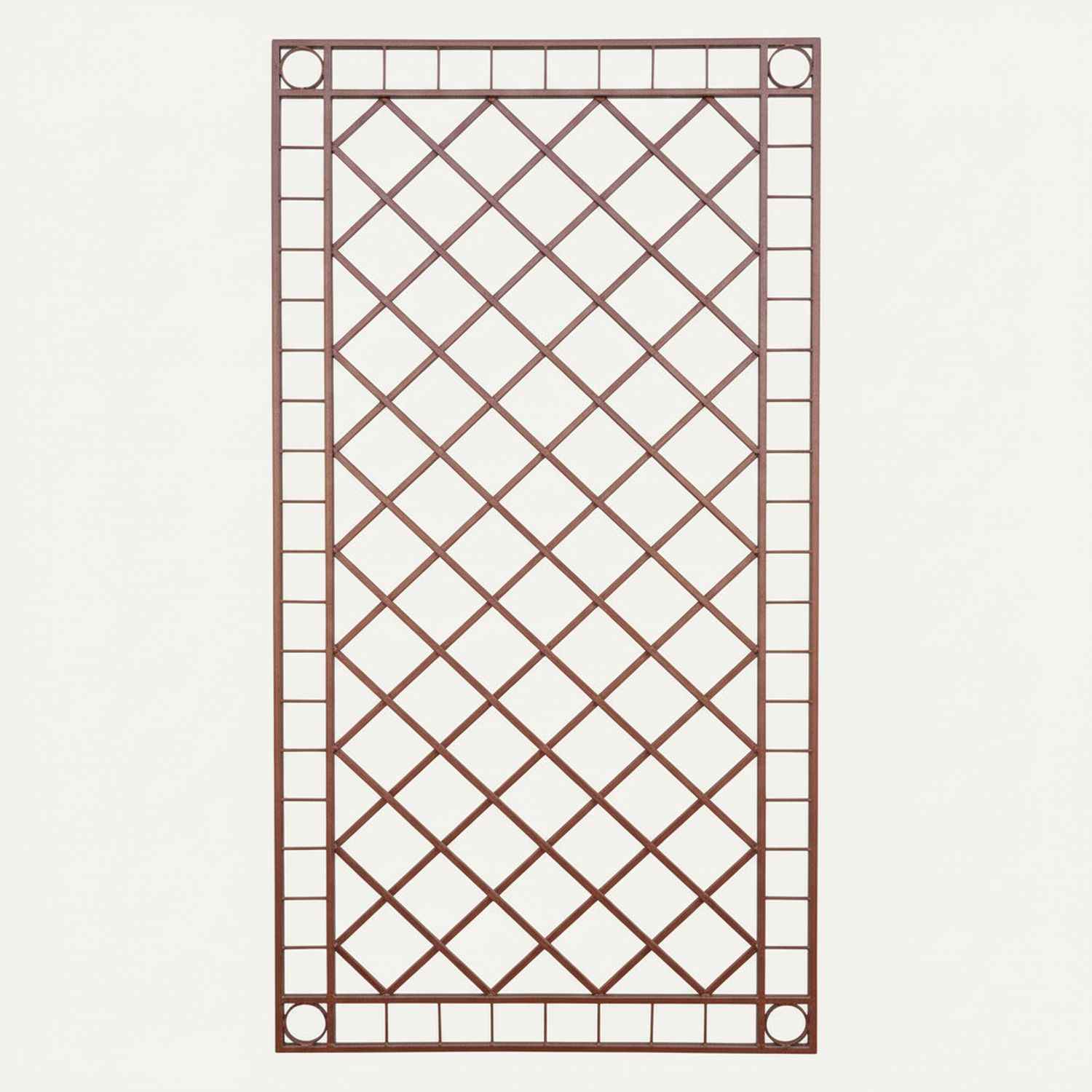 Metall Eisen Spalier Rankgitter Rankhilfe Wandgitter Meran 100 200 FEUER Verzinkt grau RAL 7016