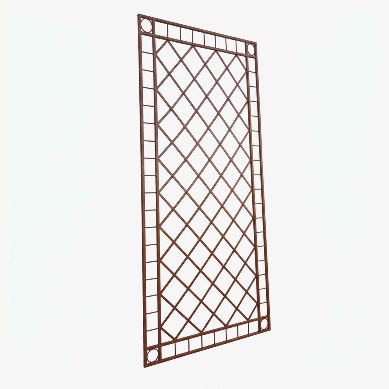 Metall Eisen Spalier Rankgitter Rankhilfe Wandgitter Meran 100 200 FEUER Verzinkt grau RAL 7016