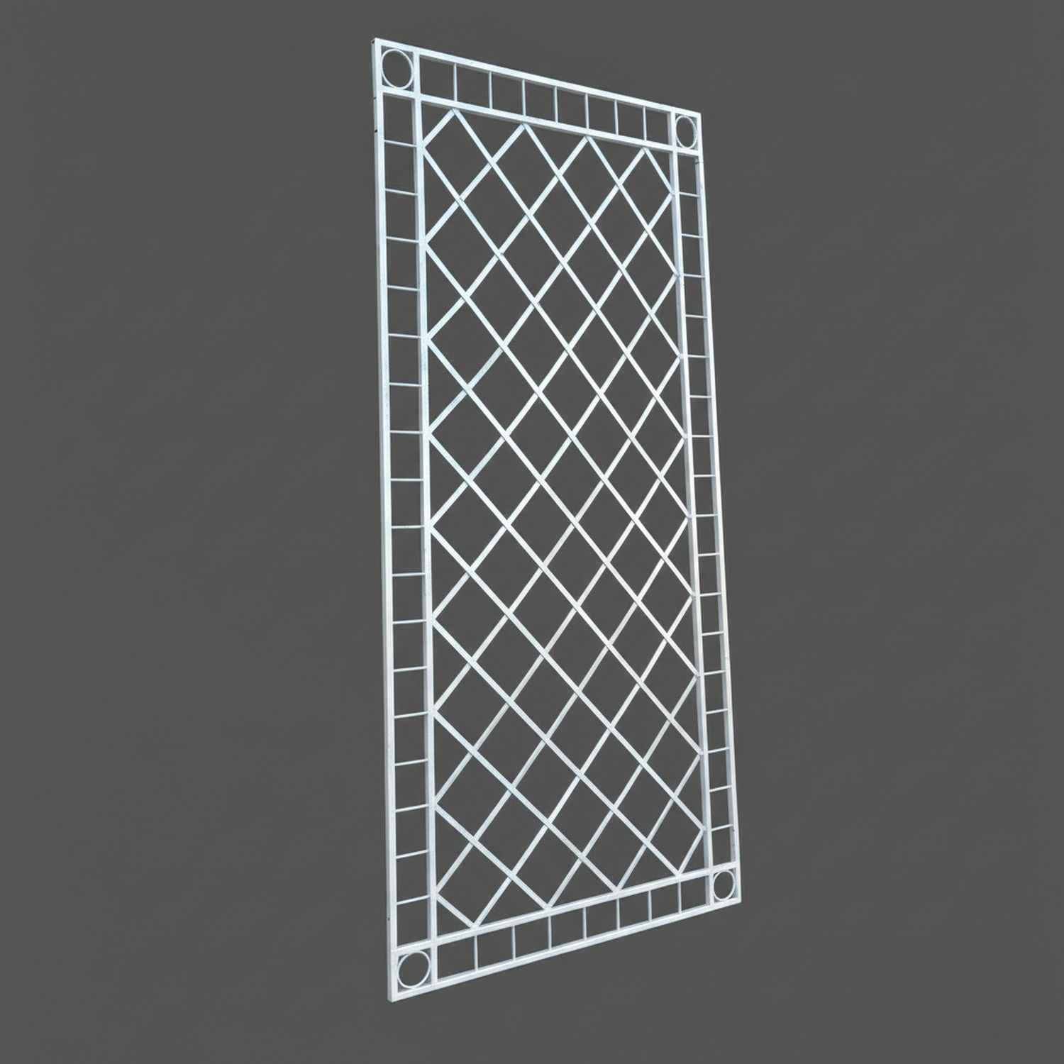 Metall Eisen Spalier Rankgitter Rankhilfe Wandgitter Meran 100 200 FEUER Verzinkt grau RAL 7016