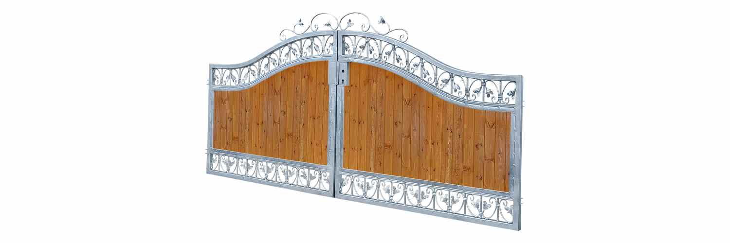 Hoftor Einfahrtstor Monaco-GF300/100S-BB P.-Set 100 Holzfüllung Verzinkt Blickdicht Hoftor Einfahrtstor Monaco-GF300/100S-BB P.-Set 100 Holzfüllung Verzinkt Blickdicht