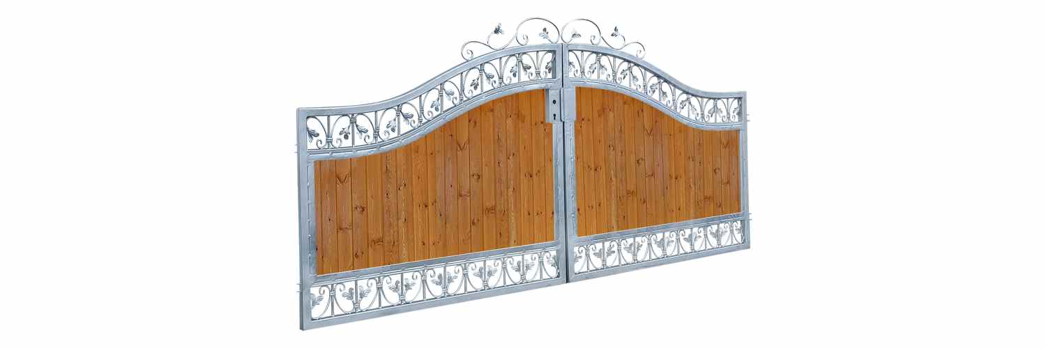 Hoftor Einfahrtstor Monaco-GF300/100S-BB P.-Set 100 Holzfüllung Verzinkt Blickdicht Hoftor Einfahrtstor Monaco-GF300/100S-BB P.-Set 100 Holzfüllung Verzinkt Blickdicht