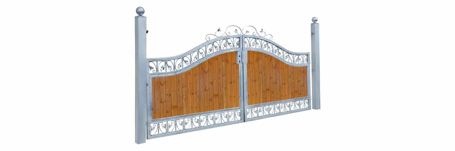 Hoftor Einfahrtstor Monaco-GF300/100S-BB P.-Set 100 Holzfüllung Verzinkt Blickdicht Hoftor Einfahrtstor Monaco-GF300/100S-BB P.-Set 100 Holzfüllung Verzinkt Blickdicht