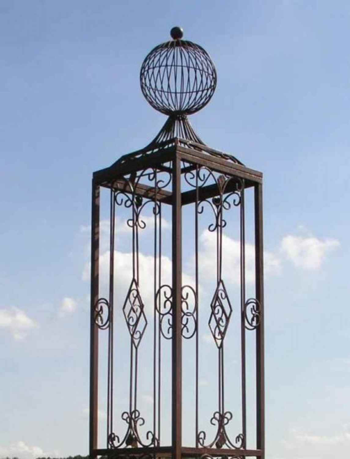 Rankstab Rankhilfe Pfosten Obelisk Kent XXL 225 ROST Rankstab Rankhilfe Pfosten Obelisk Kent XXL 225 ROST
