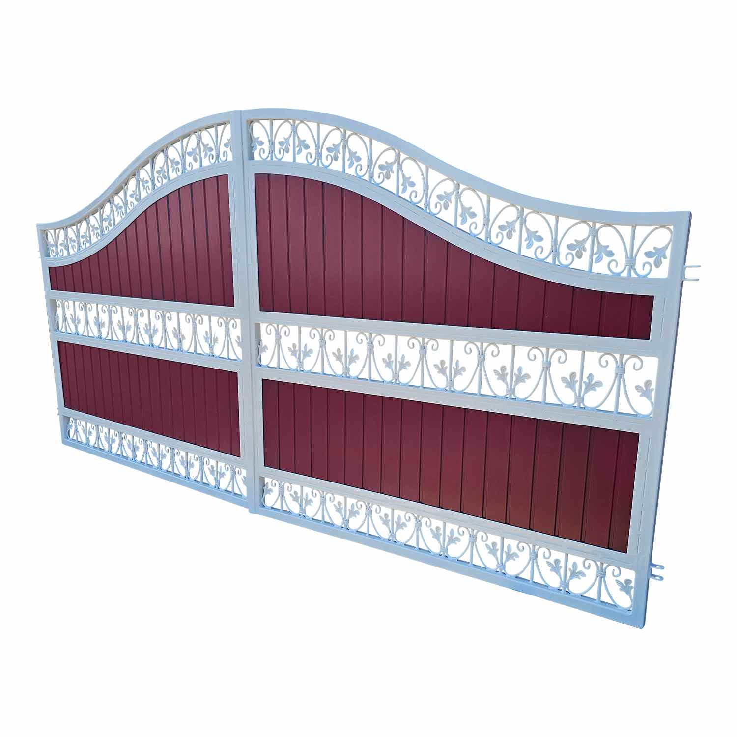 Gartentor Hoftor Tor Metall Monaco-GT300/188R BB Blickdicht Riegel Verzinkt Gartentor Hoftor Tor Metall Monaco-GT300/188R BB Blickdicht Riegel Verzinkt