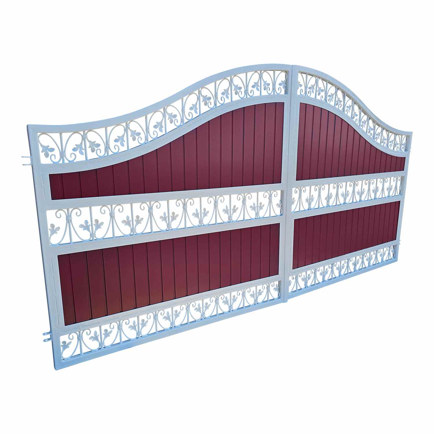 Gartentor Hoftor Tor Metall Monaco-GT300/188R BB Blickdicht Riegel Verzinkt Gartentor Hoftor Tor Metall Monaco-GT300/188R BB Blickdicht Riegel Verzinkt