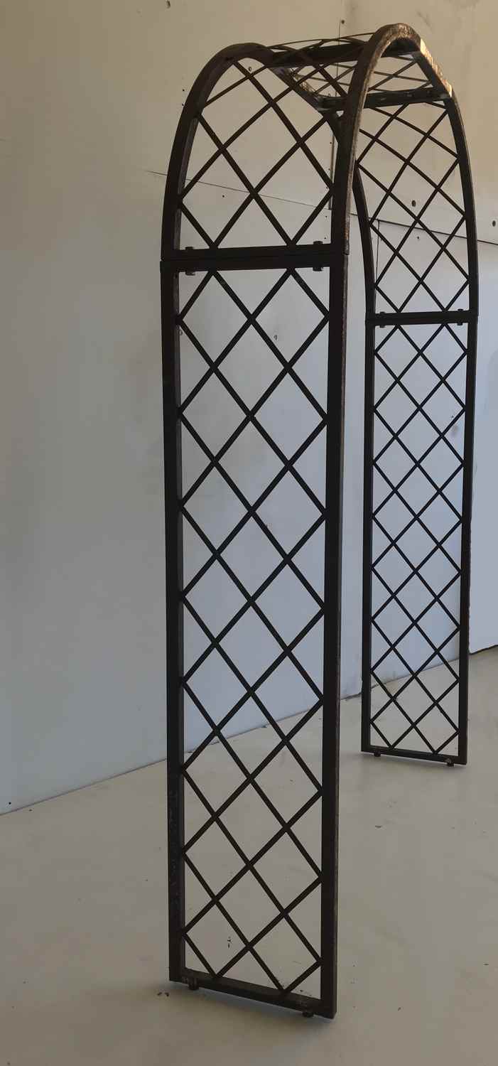 Stabil Rundbogen Rosenbogen Metall Spalier Bozen-RB 160/220 Roh / Rost Edelrost