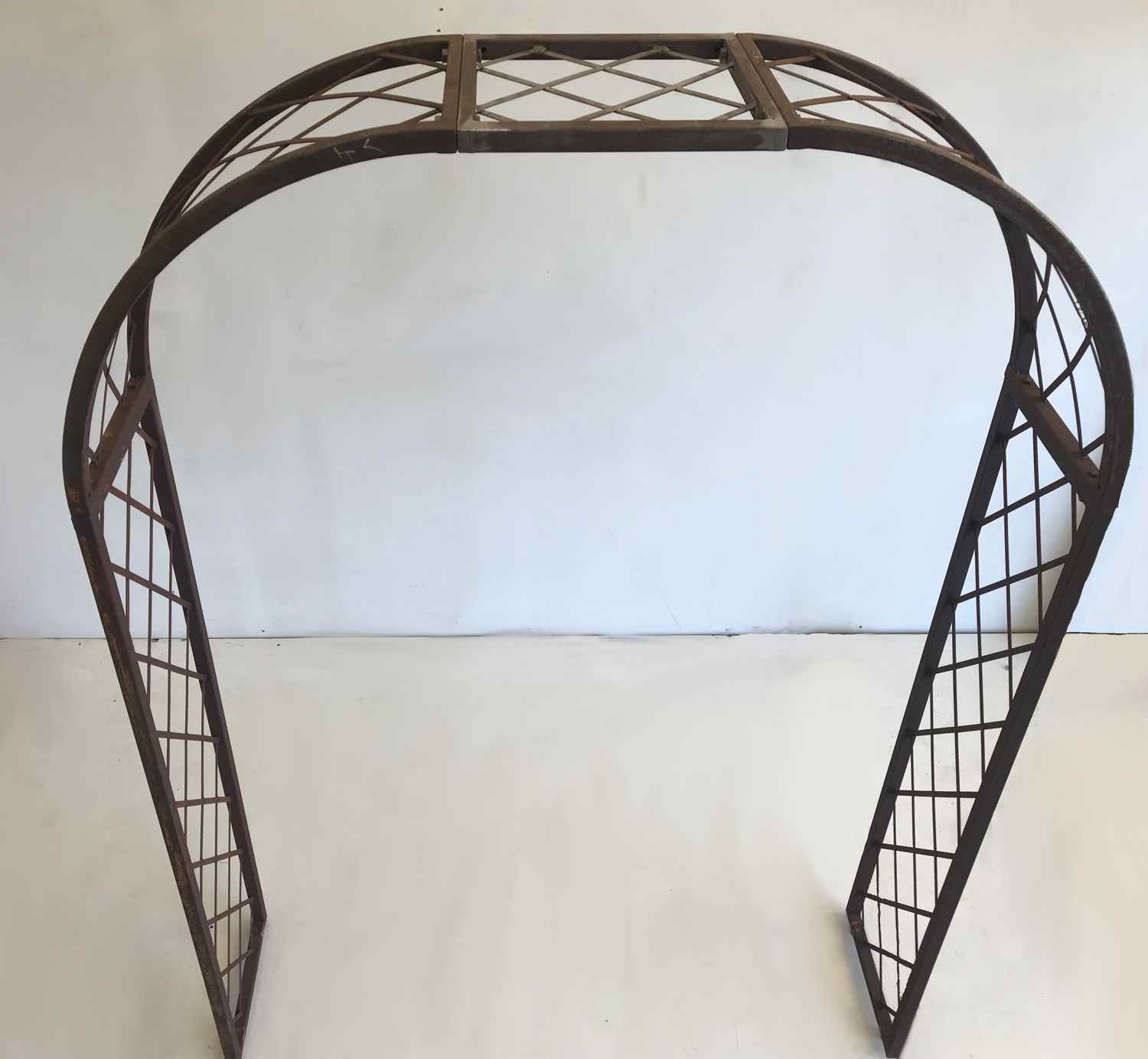 Stabil Rundbogen Rosenbogen Metall Spalier Bozen-RB 160/220 Roh / Rost Edelrost