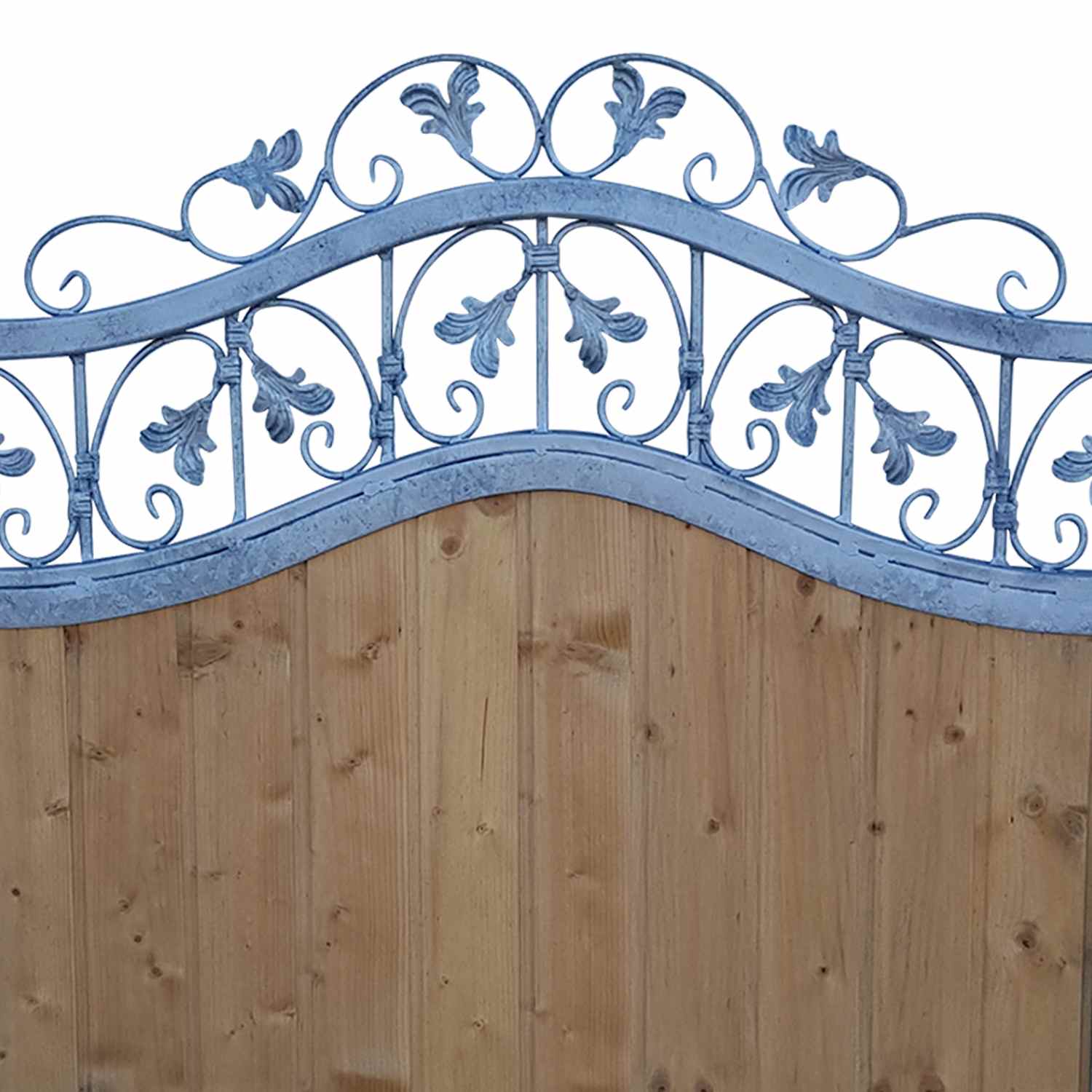 Gartentür Pforte Zauntür Monaco-GF100/120S-BB Holzfüllung Verzinkt Blickdicht