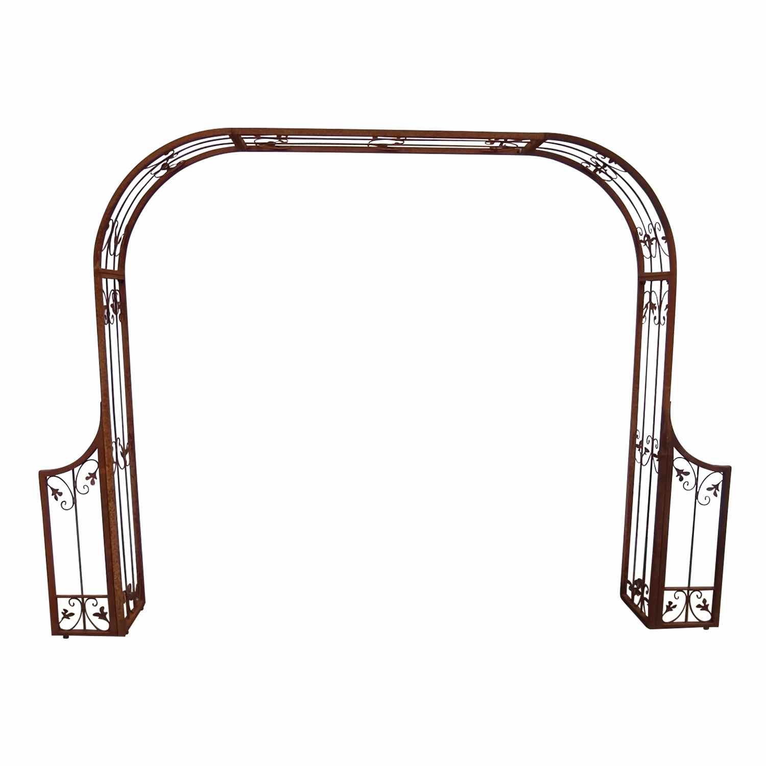 Stabil Rundbogen Rosenbogen Metall Monaco-RB 250 / 220 Verzinkt Kupfer Antik 250 cm Premium