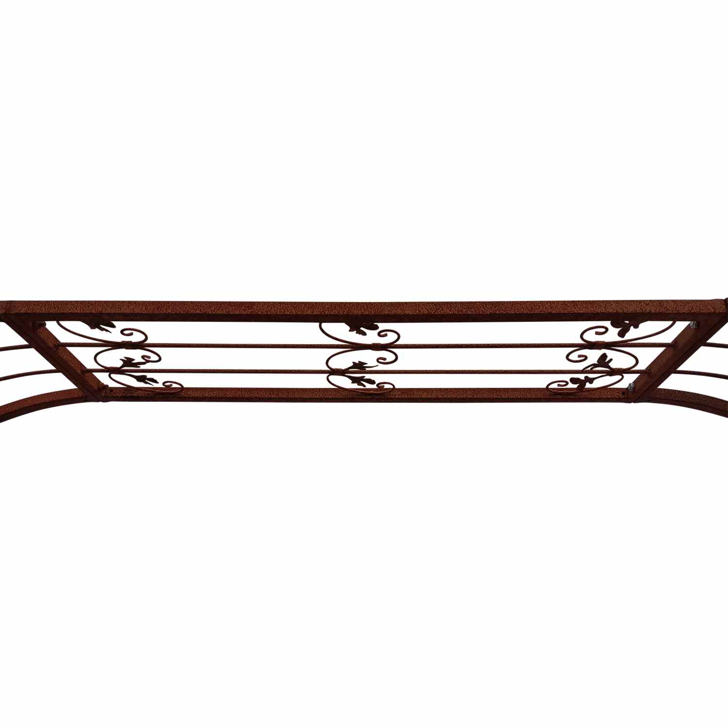 Stabil Rundbogen Rosenbogen Metall Monaco-RB 250 / 220 Verzinkt Kupfer Antik 250 cm Premium