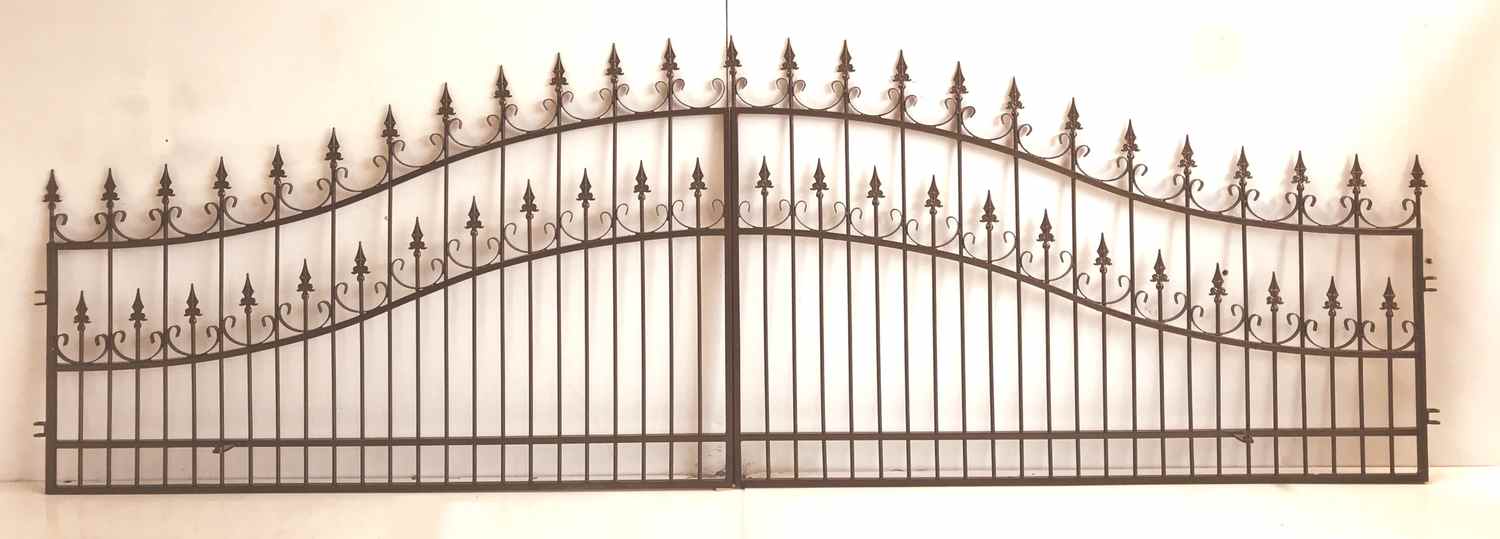 Gartentor Hoftor Einfahrtstor Metall Schmiedeeisen Roma-GT300/100R Feuer Verzinkt P.-Set 100 Gartentor Hoftor Einfahrtstor Metall Schmiedeeisen Roma-GT300/100R Feuer Verzinkt P.-Set 100