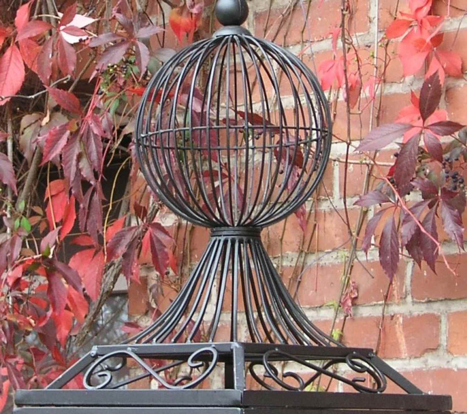 Rankstab Rankhilfe Pfosten Rankgitter KENT XXL 225 verzink schwarz für Clematis