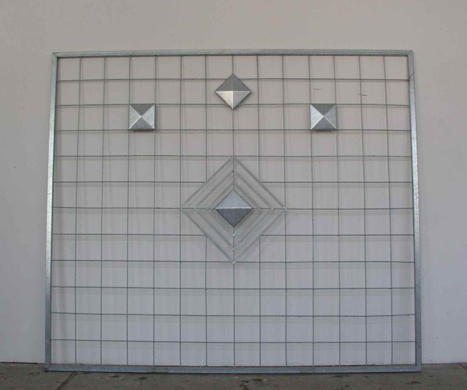 Riesen XXL Sichtschutz Rankwand Rankgitter Diamond 214/186 FeuerVerzinkt Riesen XXL Sichtschutz Rankwand Rankgitter Diamond 214/186 FeuerVerzinkt