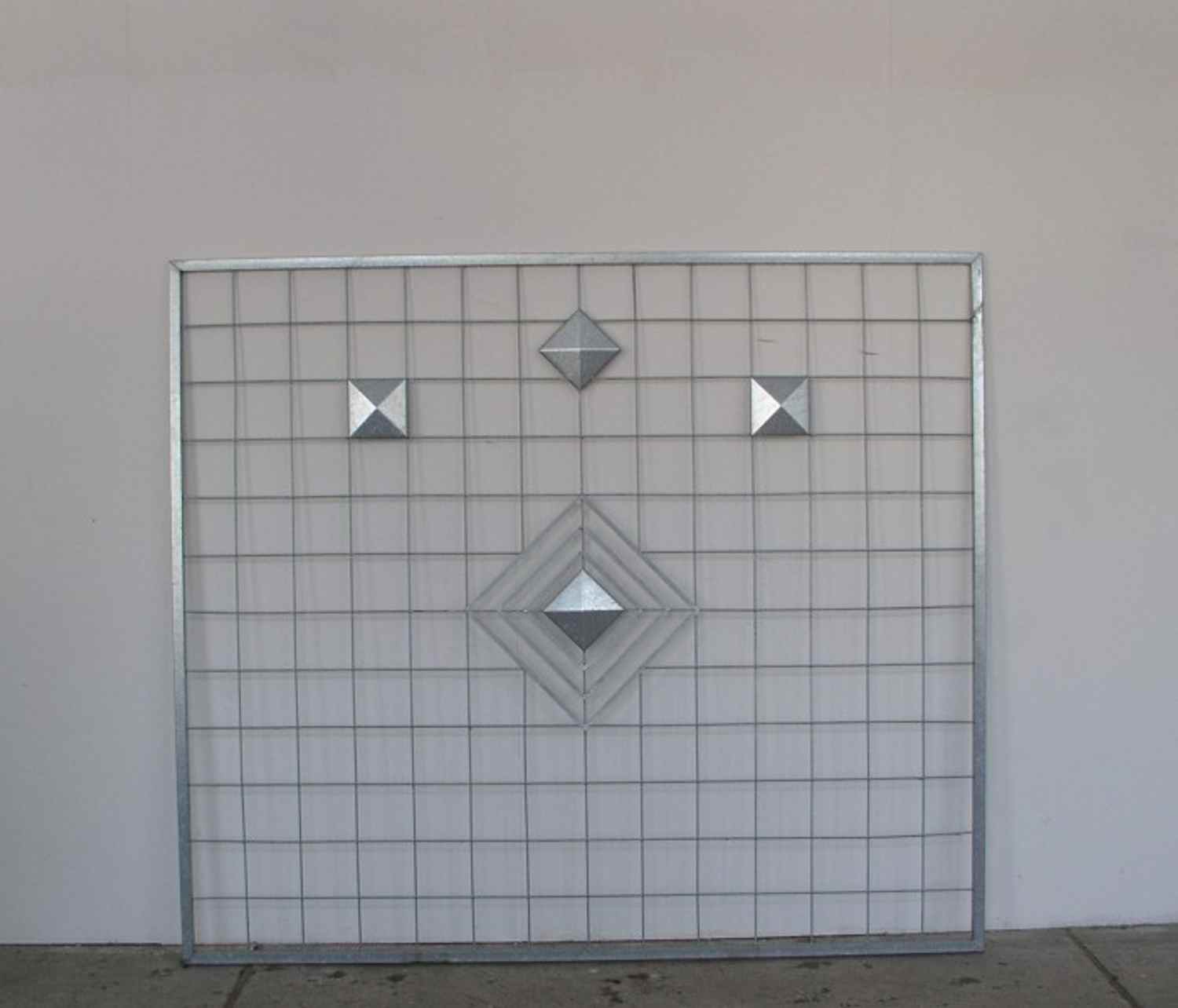 Riesen XXL Sichtschutz Rankwand Rankgitter Diamond 214/186 FeuerVerzinkt Riesen XXL Sichtschutz Rankwand Rankgitter Diamond 214/186 FeuerVerzinkt