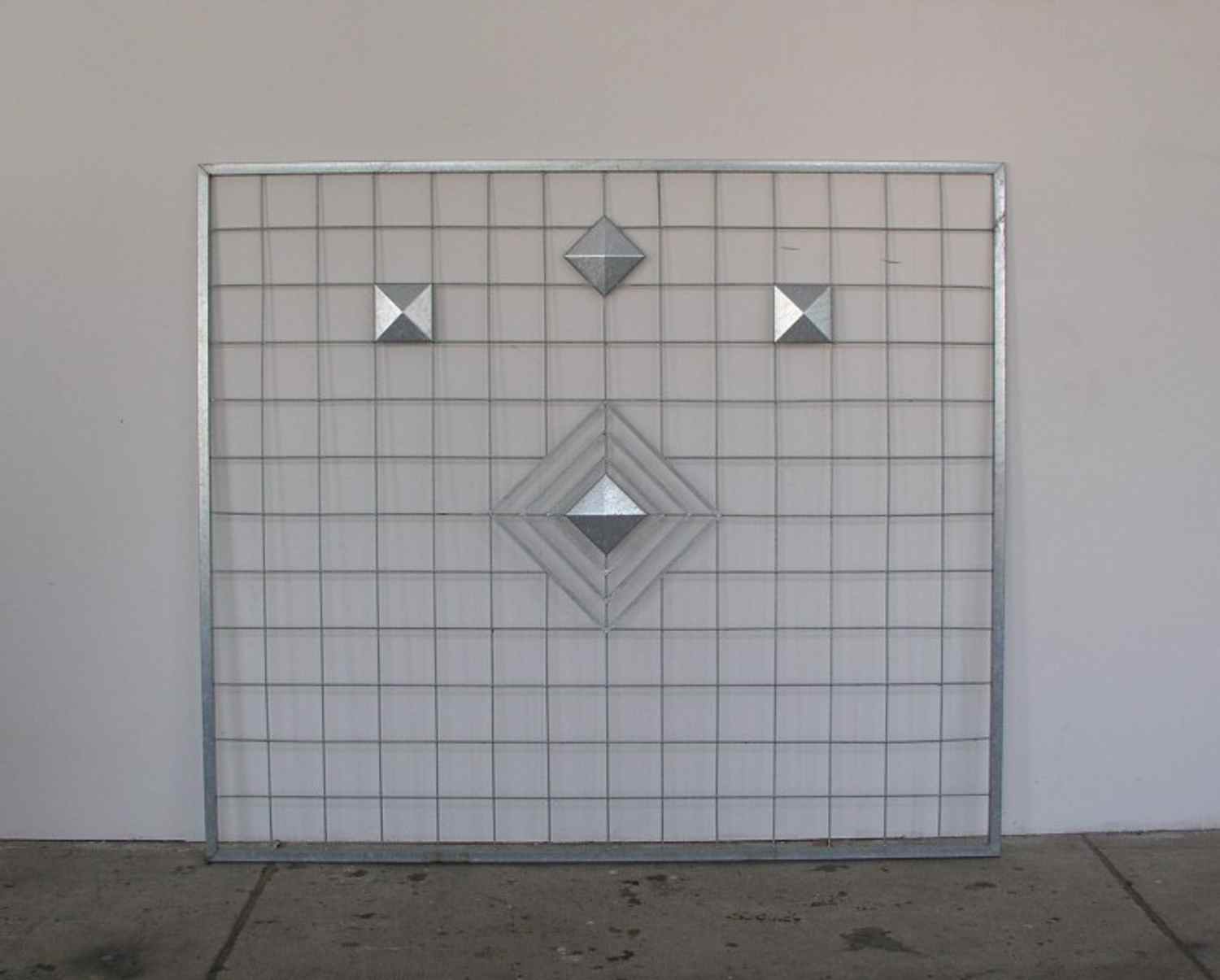 Riesen XXL Sichtschutz Rankwand Rankgitter Diamond 214/186 FeuerVerzinkt Riesen XXL Sichtschutz Rankwand Rankgitter Diamond 214/186 FeuerVerzinkt