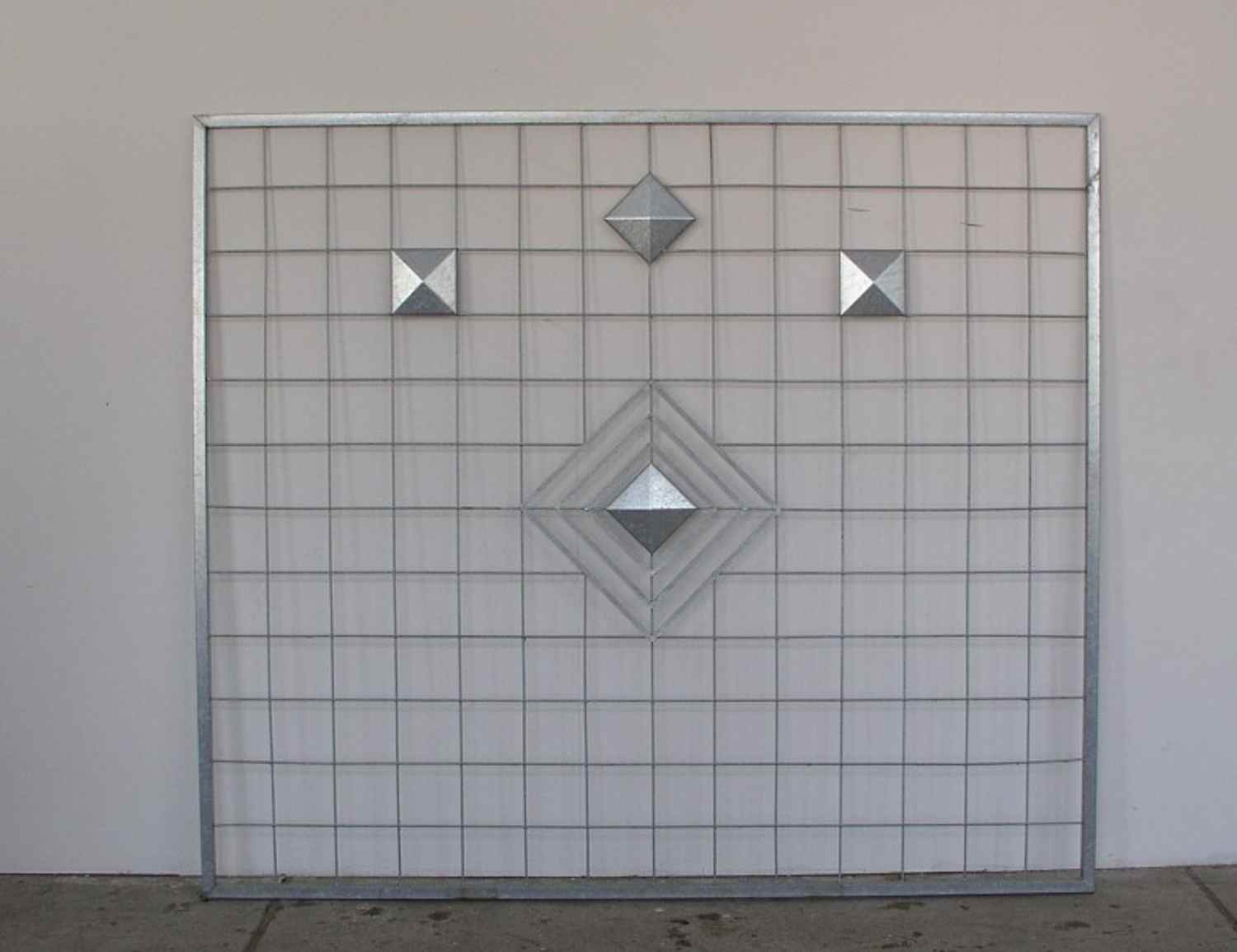 Riesen XXL Sichtschutz Rankwand Rankgitter Diamond 214/186 FeuerVerzinkt Riesen XXL Sichtschutz Rankwand Rankgitter Diamond 214/186 FeuerVerzinkt