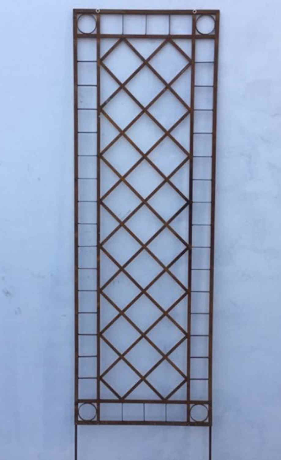 Metall Eisen Rankgitter Spalier Rankhilfe Wandgitter Meran 60 175 cm Roh Rost Metall Eisen Rankgitter Spalier Rankhilfe Wandgitter Meran 60 175 cm Roh Rost