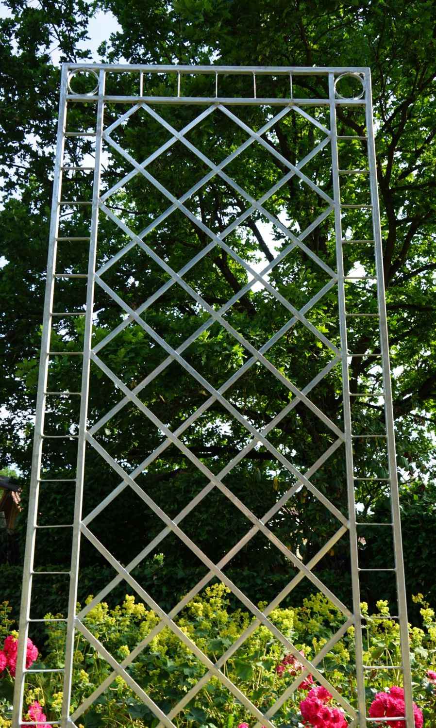 Metall Eisen Spalier Rankgitter Rankhilfe Wandgitter Meran 100 180 FEUER Verzinkt Metall Eisen Spalier Rankgitter Rankhilfe Wandgitter Meran 100 180 FEUER Verzinkt