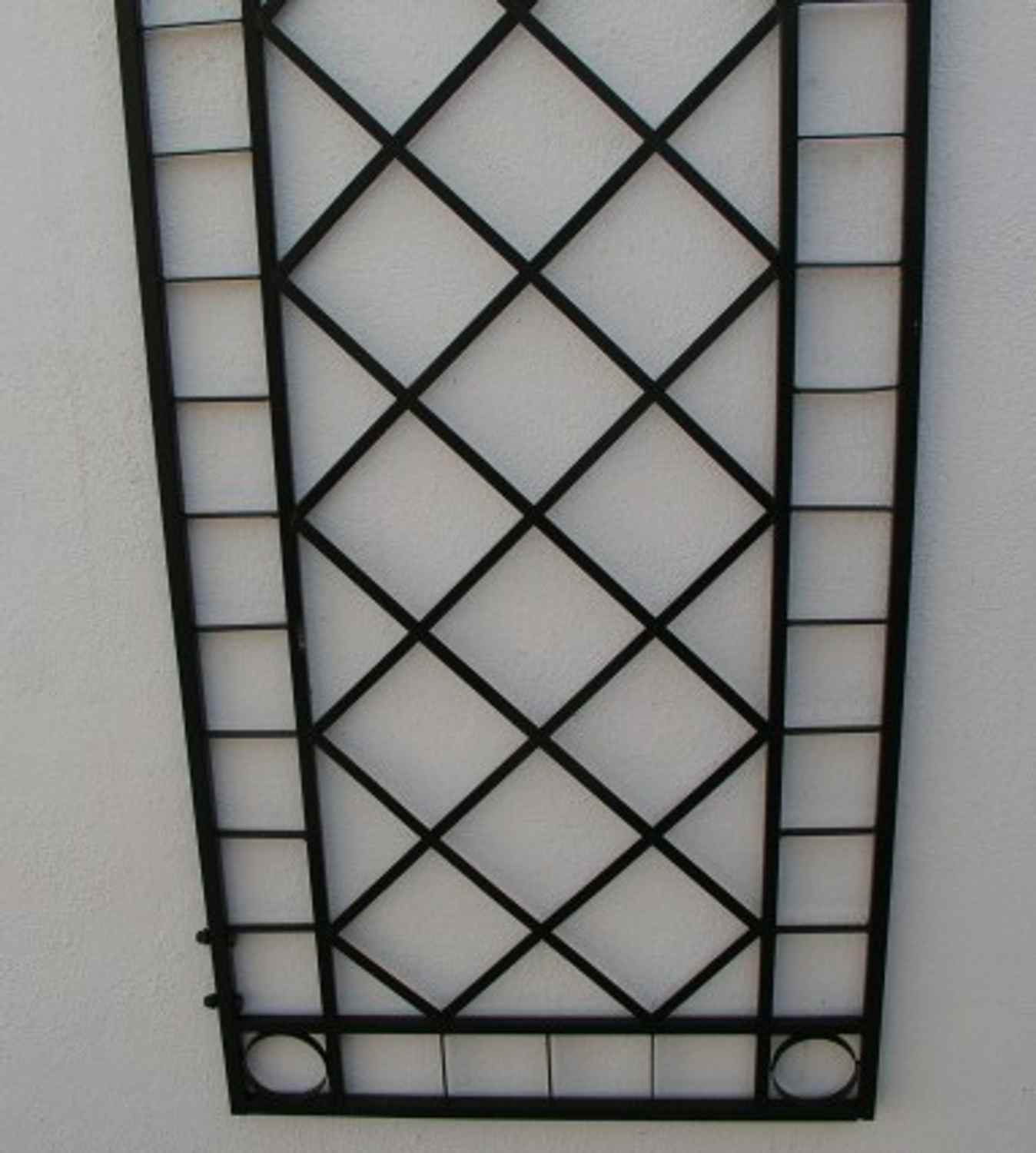 Rankgitter Spalier Rankhilfe Wandgitter Meran 60 Feuer Verzinkt schwarz DUPLEX  Rankgitter Spalier Rankhilfe Wandgitter Meran 60 Feuer Verzinkt schwarz DUPLEX