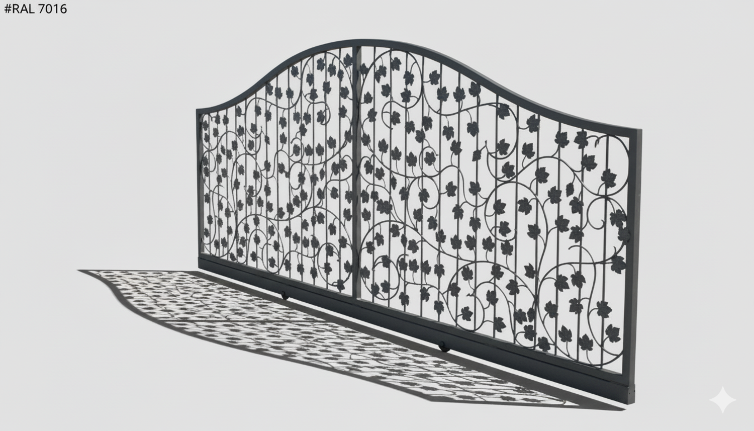 Hoftor Gartentor Schiebetor Rolltor Bachus-GTSR 120S Feuer Verzinkt Hoftor Gartentor Schiebetor Rolltor Bachus-GTSR 120S Feuer Verzinkt