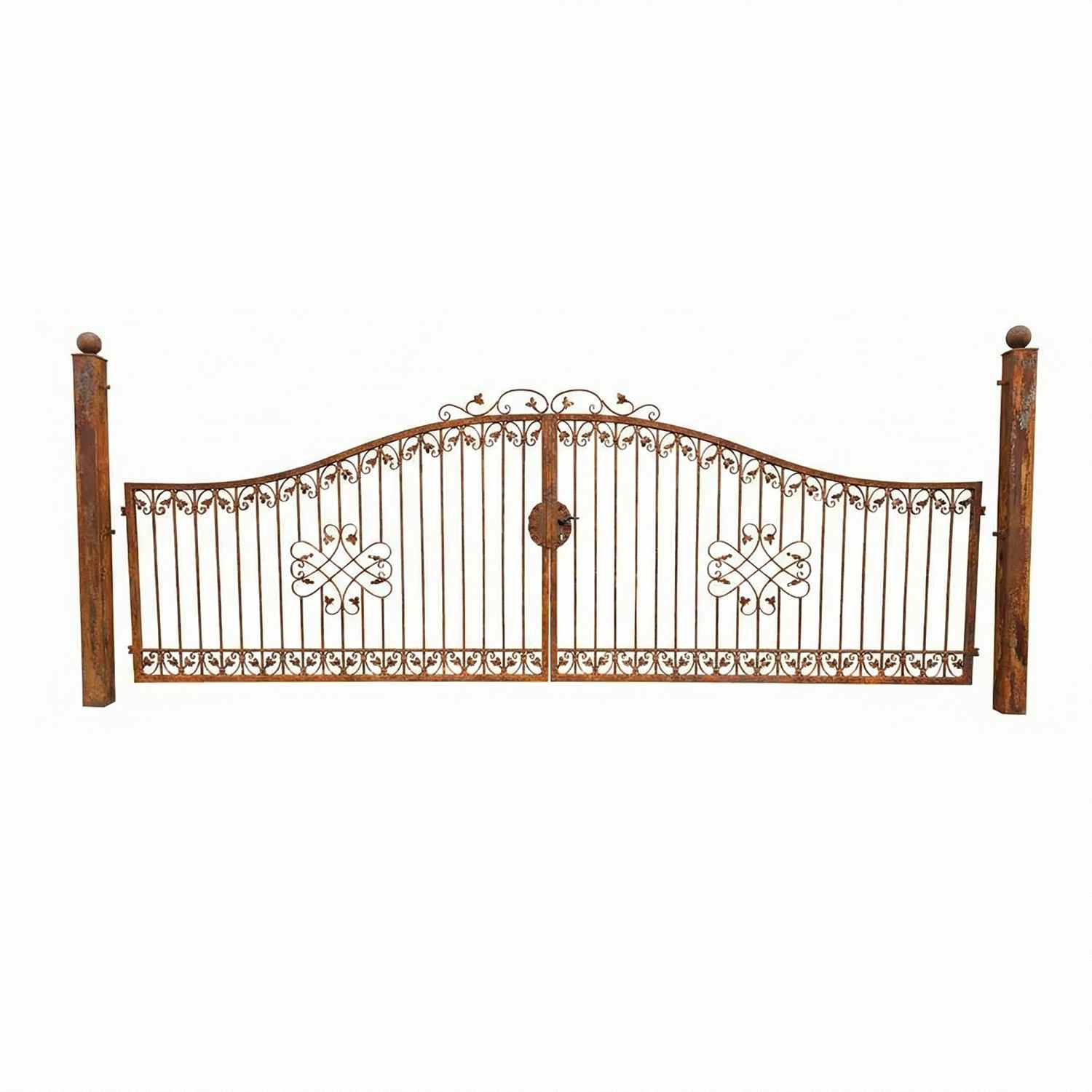 Gartentor Hoftor Einfahrtstor Metall Schmiedeeisen Monaco-GT Premium Rost Auswahl Gartentor Hoftor Einfahrtstor Metall Schmiedeeisen Monaco-GT Premium Rost Auswahl