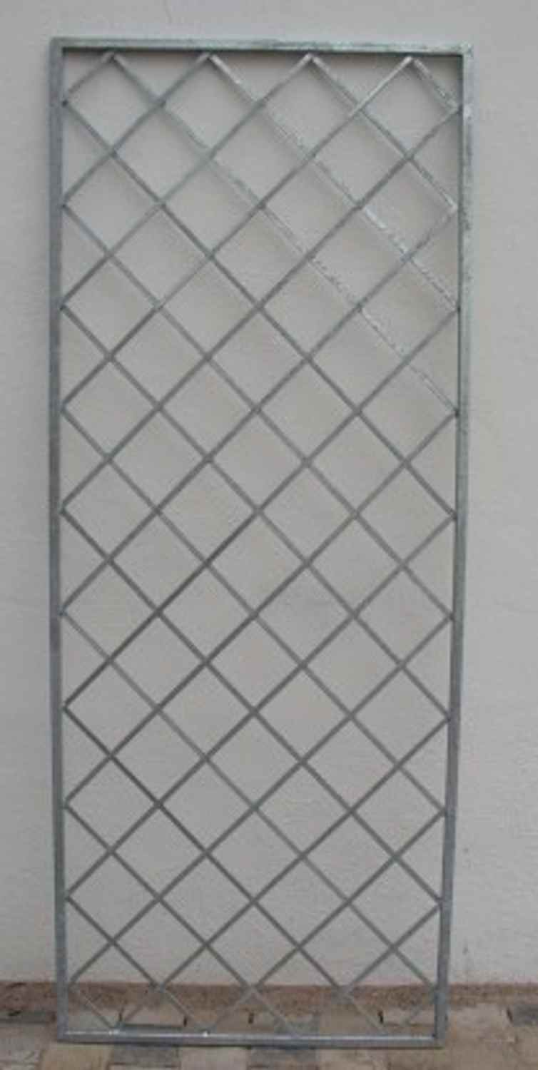 Rankgitter Spalier Rankhilfe Wandgitter Stahl Metal Bozen 80 Feuer Verzinkt grün