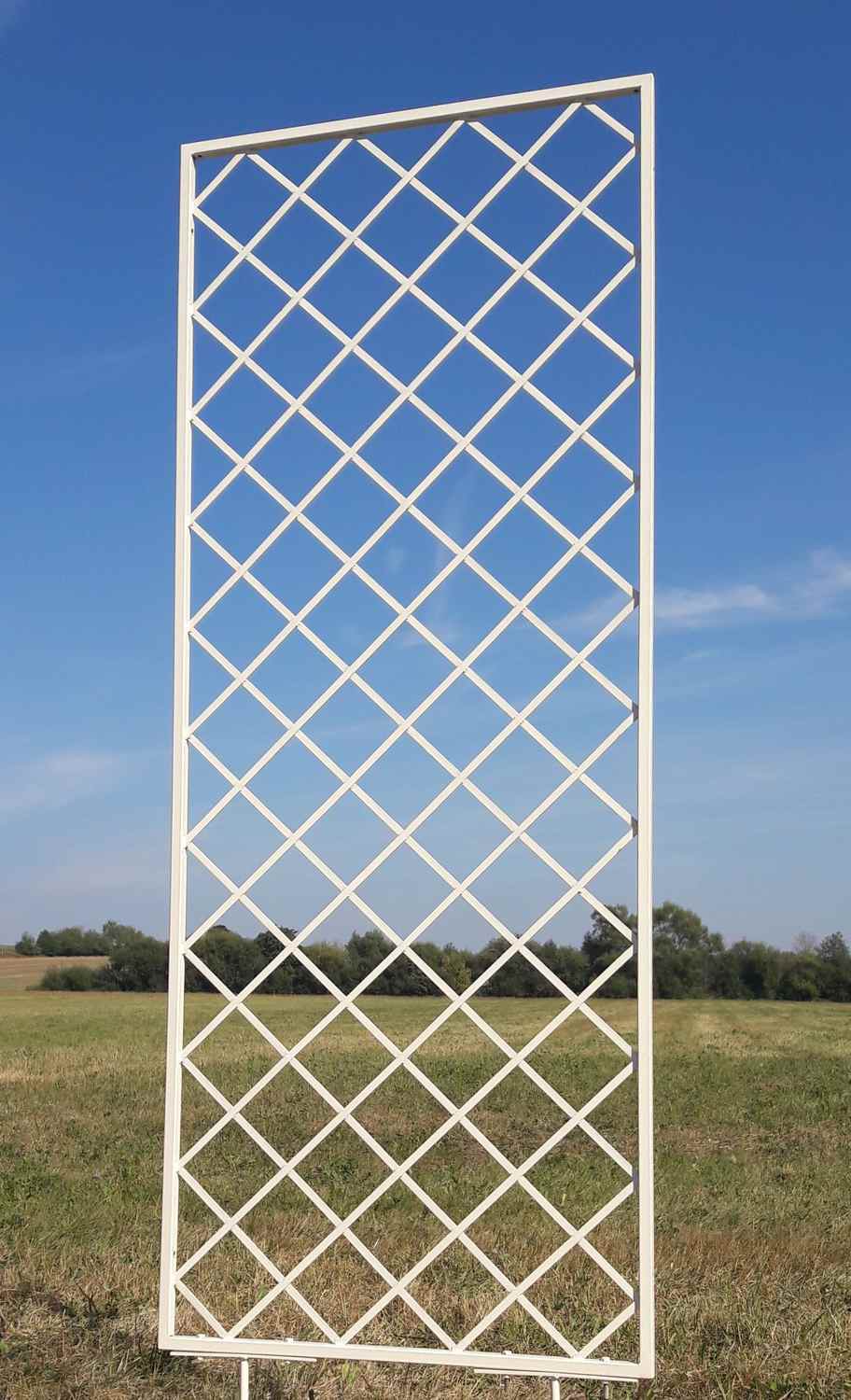 Rankgitter Spalier Rankhilfe Wandgitter Bozen 80 Feuer Verzinkt weiß beschichtet Rankgitter Spalier Rankhilfe Wandgitter Bozen 80 Feuer Verzinkt weiß beschichtet