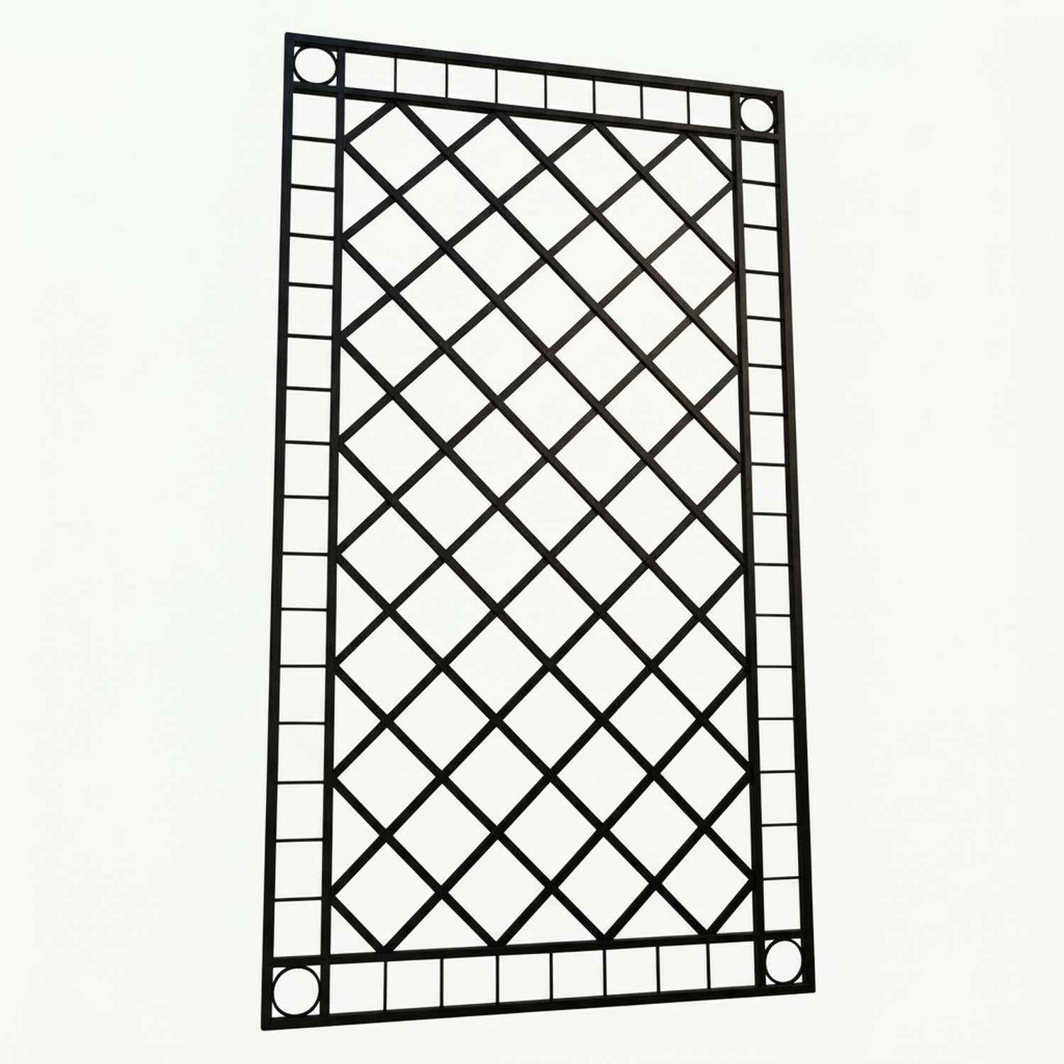 Rankgitter Rankhilfe Wandgitter Meran 100 180 Feuerverzinkt colour grau RAL 7016 DUPLEX HQ